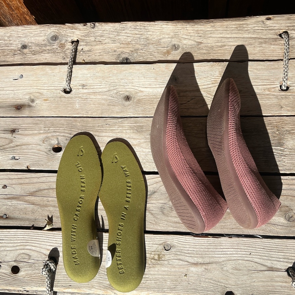 Allbirds Tree Breezer Flats – Mauve Pink | New, Never Worn, Size W9 - Picture 14 of 14